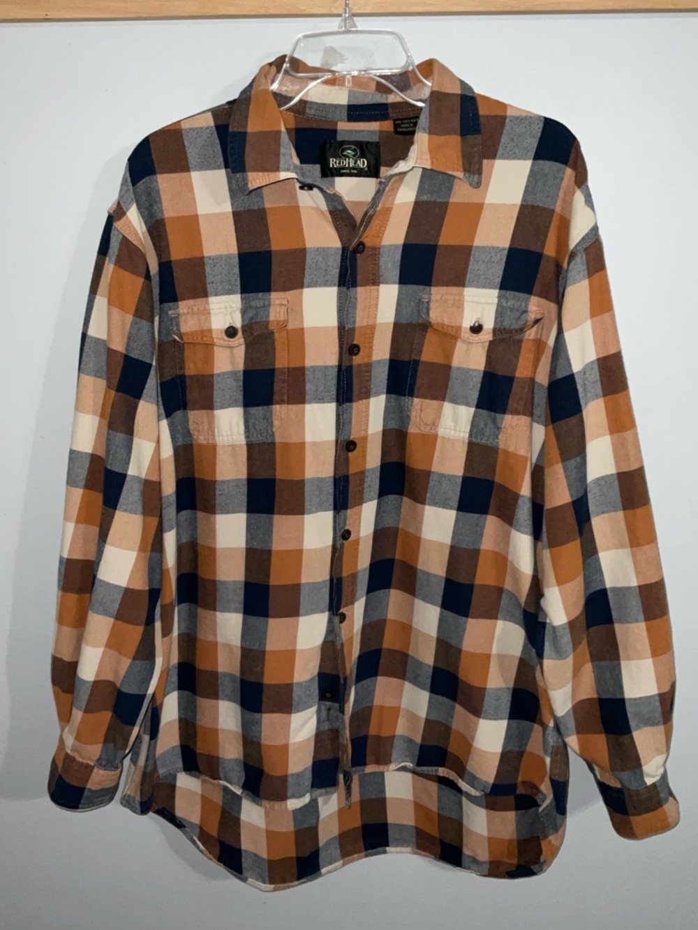 RedHead Plaid Workwear Button-Down Shirt XLT